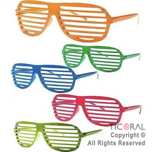 ANTEOJO RAYAS FLOGGER COLORES x 1